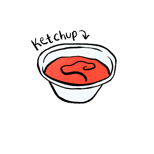Sauce Ketchup Sticker by Bareburger for iOS & Android GIPHY