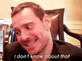 I Dont Know Michael Fassbender GIF