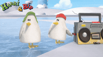 Dance Ice GIF by Harri ja Bip