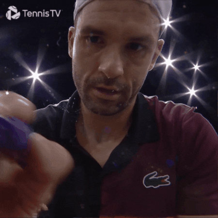 Grigor Dimitrov Kiss GIF by Tennis TV