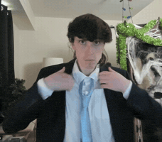 Getting Ready Suit And Tie GIF