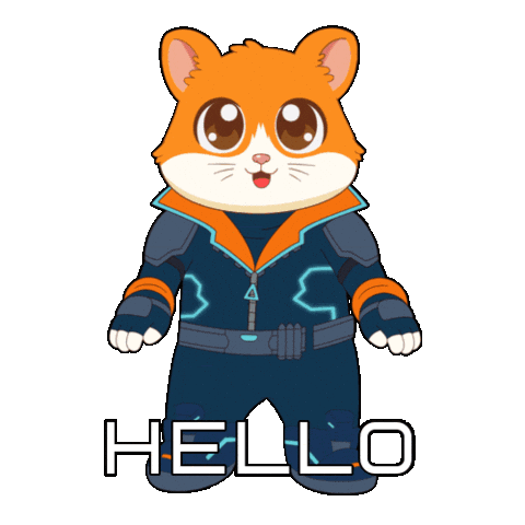 Good Morning Hello Sticker by Hamieverse