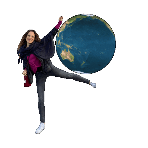 Ablondeglobetrotter Sticker