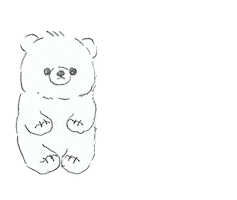 Bear シロクマ Sticker