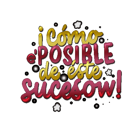 Letrasbonitas Suceso Sticker