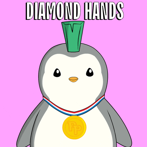 Hold Not Selling GIF by Pudgy Penguins