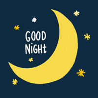 Tired Good Night GIF by golden freckles