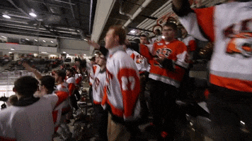 Hockey College GIF by Rochester Institute of Technology
