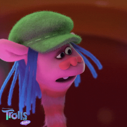 Trolls Holiday Mood GIF by DreamWorks Trolls
