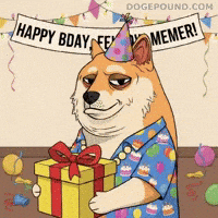 Tired Happy Birthday GIF by Doge Pound