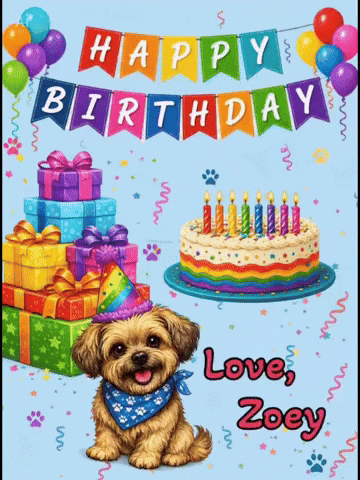 Celebrate Birthday Cake GIF by Papa’s Petz