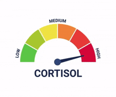 Cortisol White Monster GIF