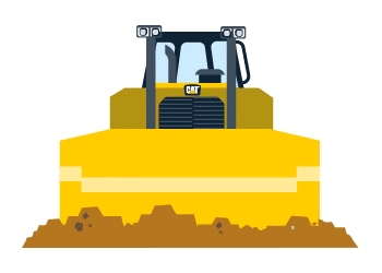 dozer sticker caterpillarinc