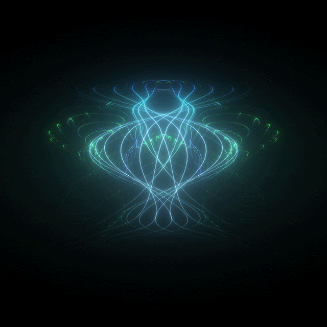 xponentialdesign animation loop neon sea GIF