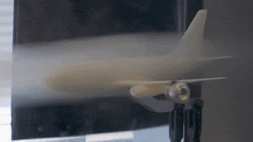 Wind Tunnel Airplane GIF by Kennesaw State University