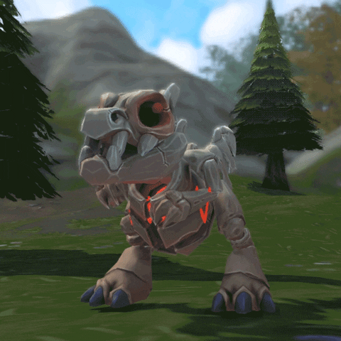 RuneScape video games pet skeleton dinosaur GIF