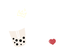 Dot Boba Sticker by DingteaOfficial