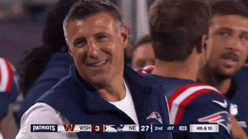 Mike Vrabel Smile GIF by New England Patriots