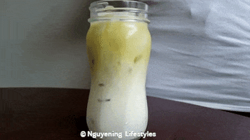 Green Milk Tea GIF