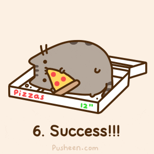 pizza is life GIF by Pusheen