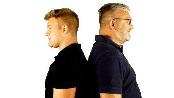 Father And Son Thumbs Up Sticker by Neckermann Reisen