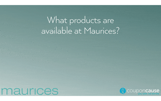 Faq Maurices GIF by Coupon Cause