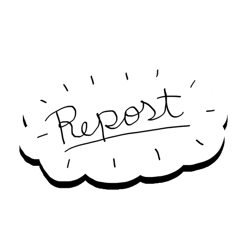 Repost Sticker by RainToMe for iOS & Android | GIPHY