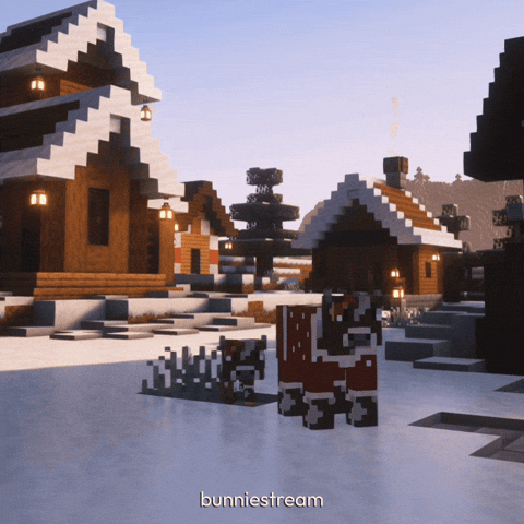 Mother And Son Christmas GIF