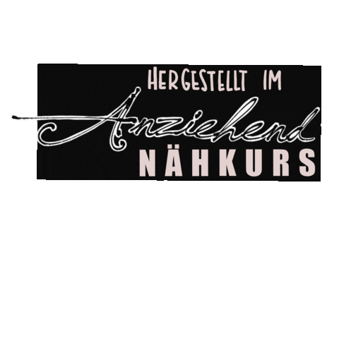 Nähen Sticker by Anziehenddarmstadt