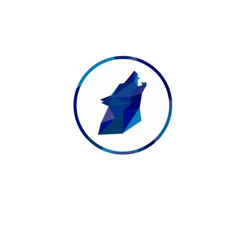 Wolf Travel Sticker