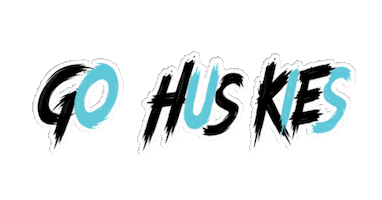 Huskies Sticker