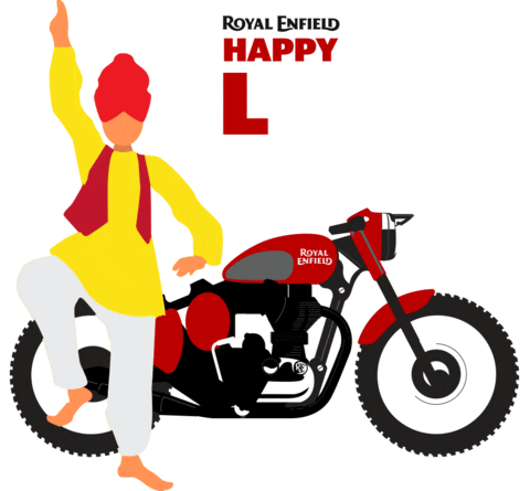 Happy Lohri Sticker by Royal Enfield for iOS & Android | GIPHY