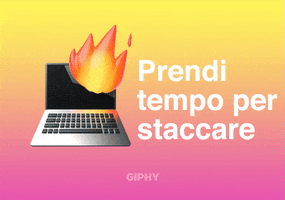 Prendi Tempo Per Staccare GIF by GIPHY Cares