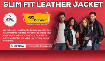 Women Leather Jackets GIF
