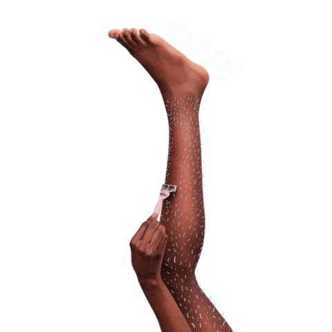 sunny shave Sticker