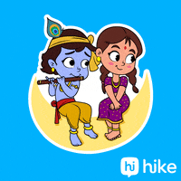 Hare Krishna India GIF by Hike Sticker Chat