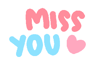 Missing I Love You Sticker by Ai and Aiko