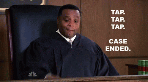 Judge Court GIF by memecandy