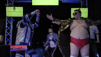 Friends Show Off GIF by United Wrestling Network