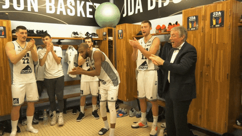 Happy Champions League GIF by JDA Dijon Basket - Find & Share on GIPHY