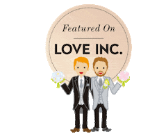 Love Is Love Wedding Sticker by Love Inc.