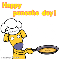 Flipping Pancake Day GIF by Busythings