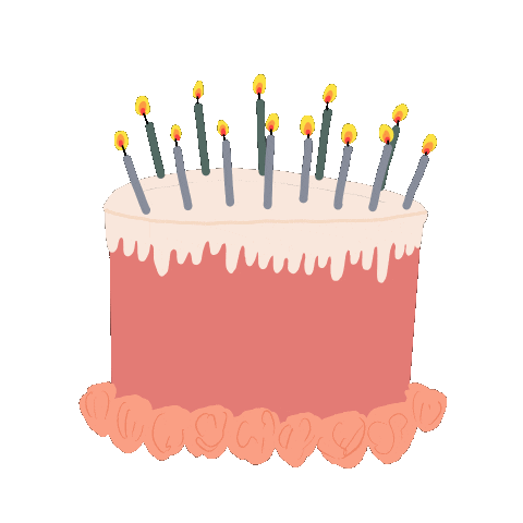 Birthday Cake Sticker by kate spade new york for iOS & Android | GIPHY