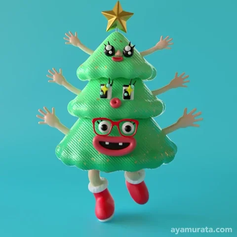 Merry Christmas Dancing GIF