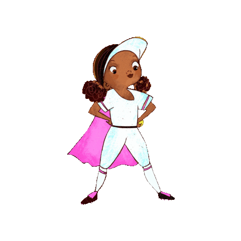 Girl Sticker by Paisleys Pitching