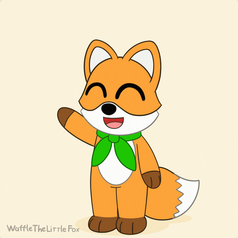 Happy Red Fox GIF