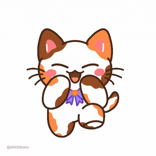 Calico Cat GIF by shichisōru