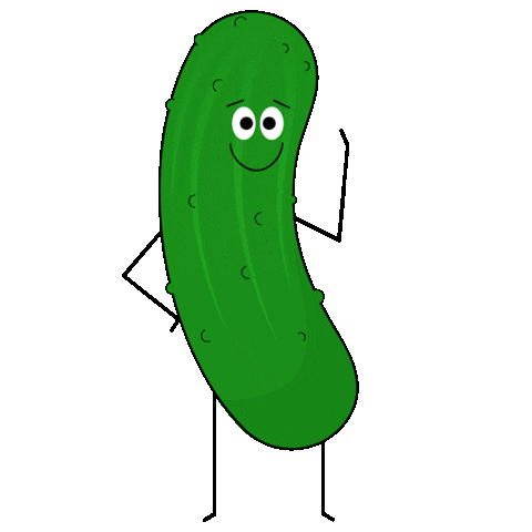 Pickle Hello Sticker by UNCSA