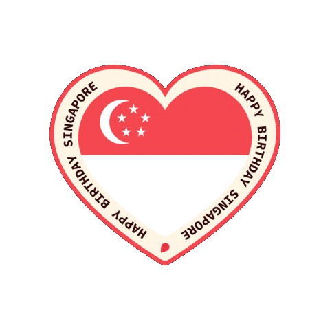 Happy National Day Sticker by Singapore Global Network
