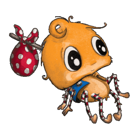 Spider Sticker by Die kleine Spinne Widerlich